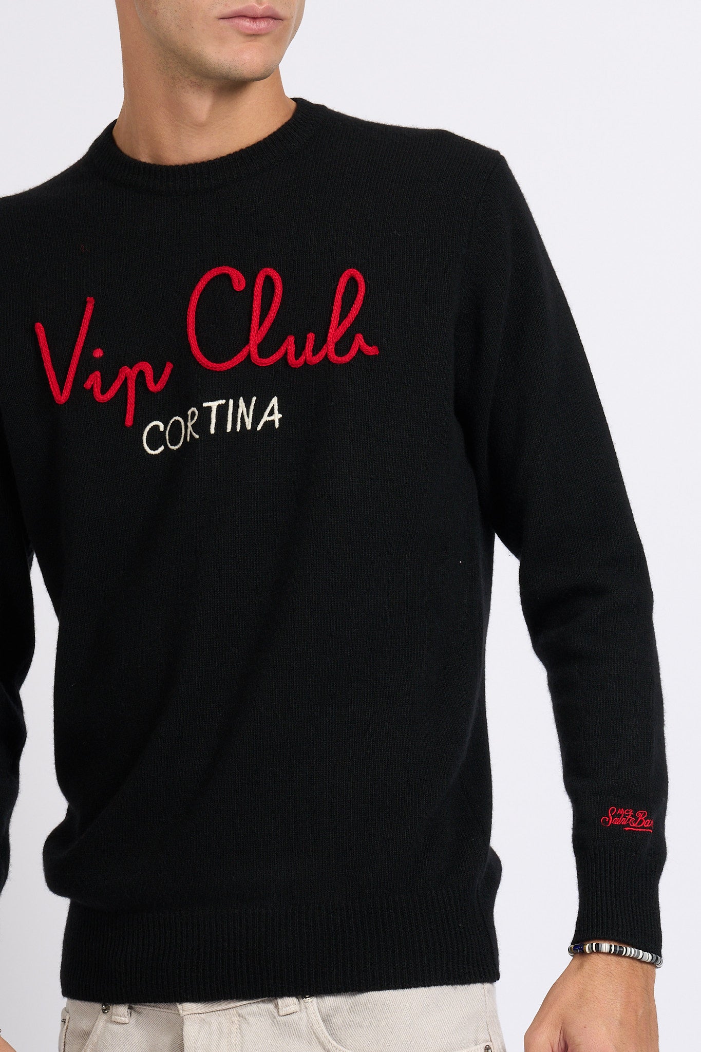 Mc2 saint barth Maglia Vacanze Vip Nero Uomo-4