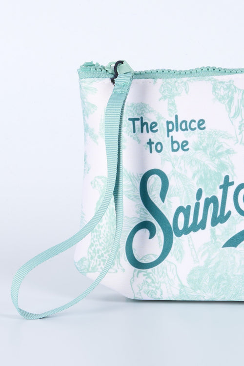 Mc2 saint barth Pochette ALINE Jungle Bianco/verde Donna-2