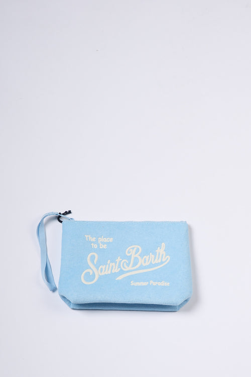 Mc2 saint barth Pochette ALINE Spugna Azzurro Donna