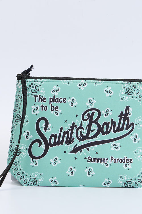 Mc2 saint barth Pochette Aline Bandana Verde Donna-2