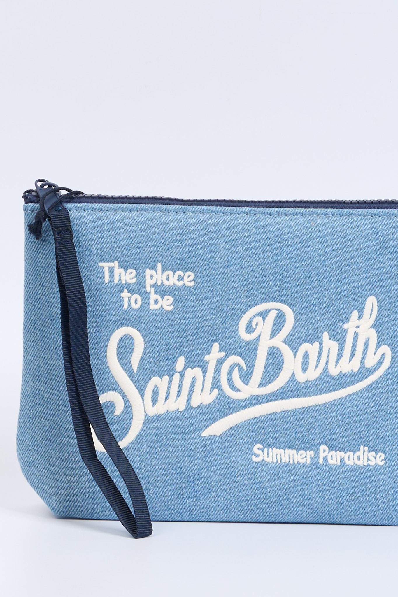 Mc2 saint barth Pochette Aline Denim Chiaro Donna-2