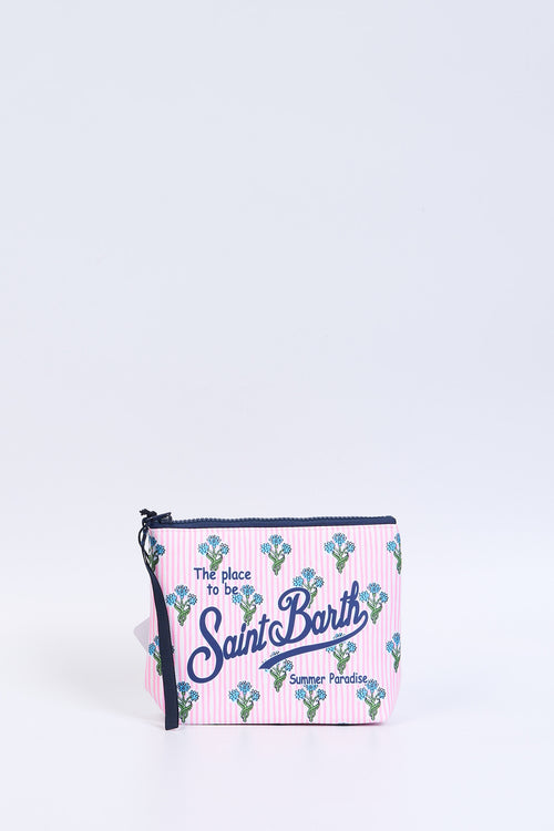 Mc2 saint barth Pochette Aline Desi Bianco/rosa Donna