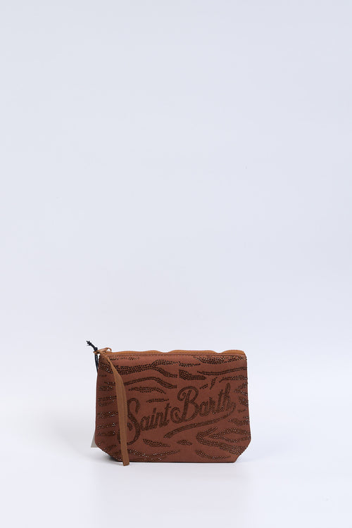 Mc2 saint barth Pochette Aline Strass Cacao Donna