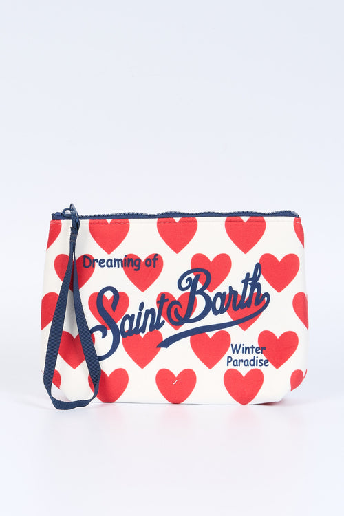 Mc2 saint barth Pochette Cuori Bianco Donna