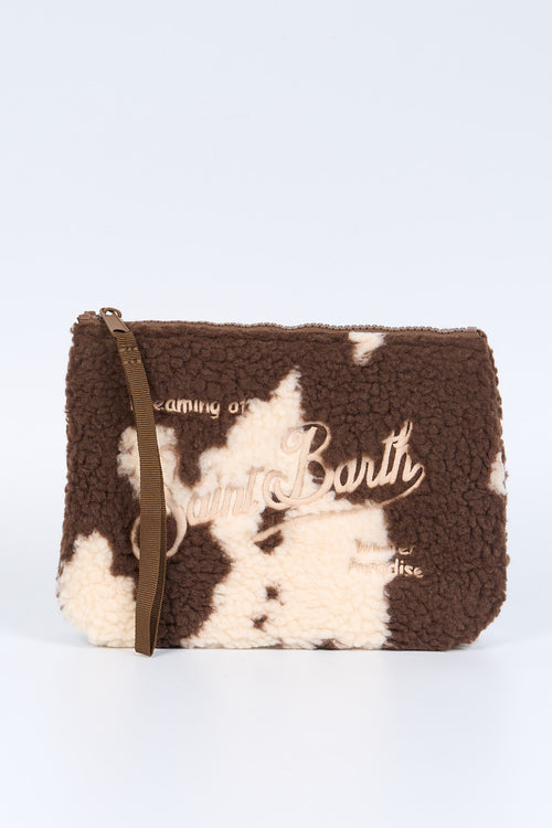 Mc2 saint barth Pochette Muccata Beige/marrone Donna