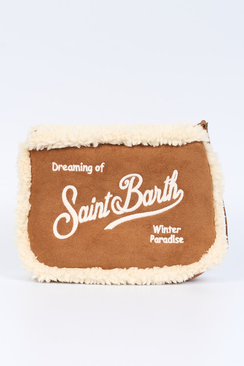 Mc2 saint barth Pochette Shearling Cuoio Donna-2
