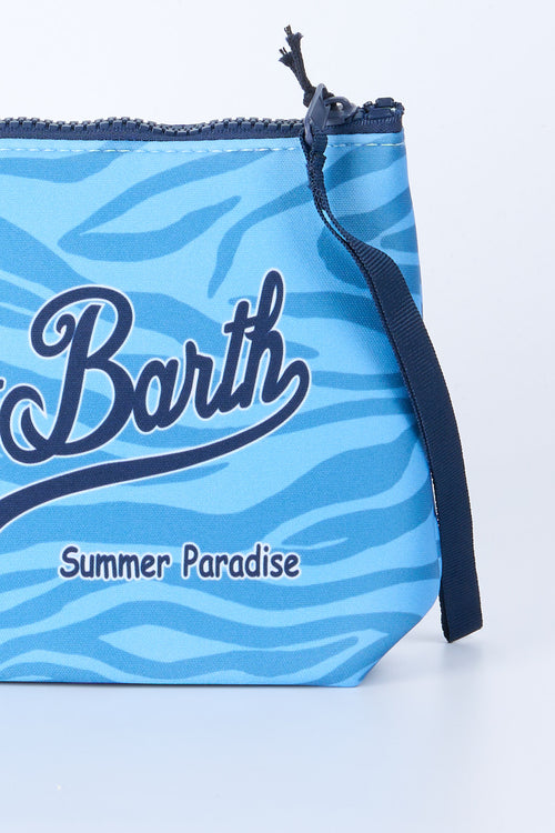 Mc2 saint barth Pochette Zebra Azzurro/blu Donna-2