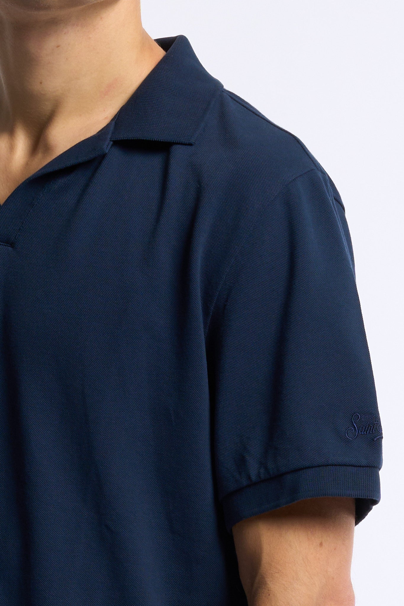 Mc2 saint barth Polo Charles Piquet Navy Uomo-2