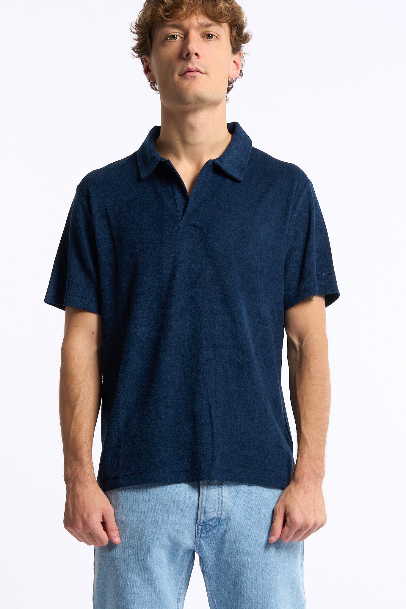 Mc2 saint barth Polo Jeremy Spugna Navy Uomo-1