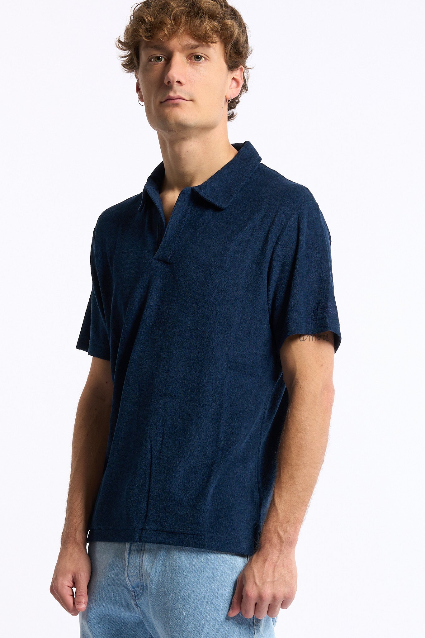 Mc2 saint barth Polo Jeremy Spugna Navy Uomo-3