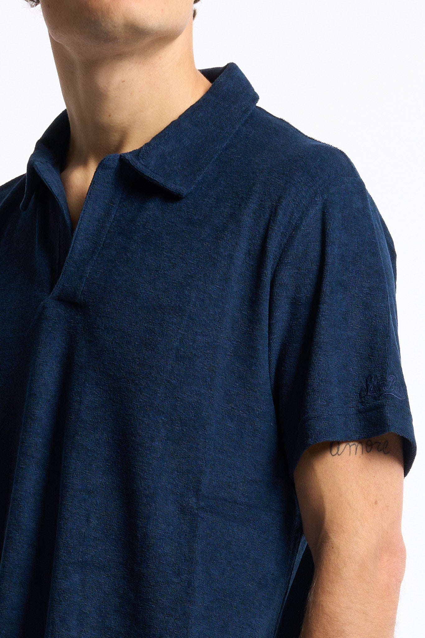 Mc2 saint barth Polo Jeremy Spugna Navy Uomo-2