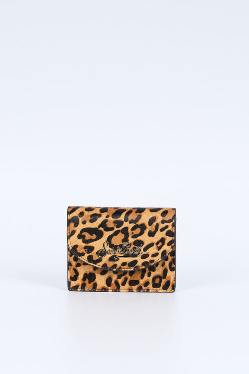 Mc2 saint barth Portacarte Leopardo Donna
