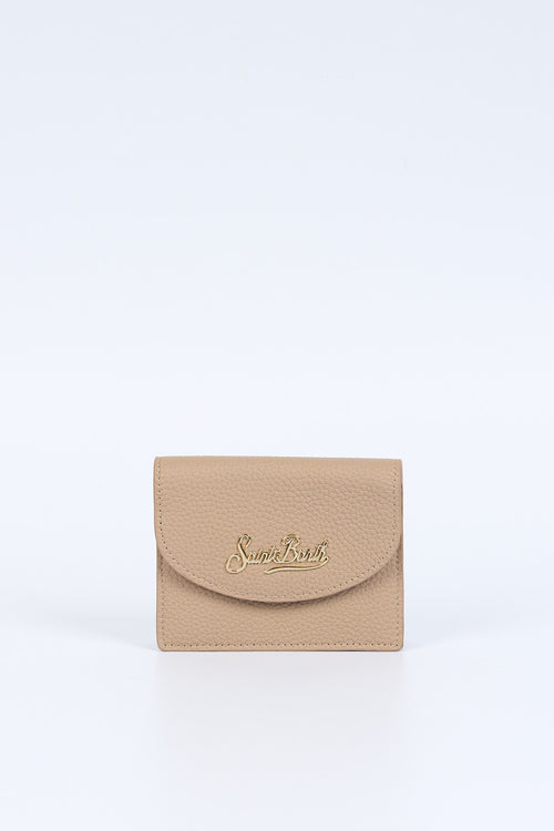 Mc2 saint barth Portacarte Pelle Beige Donna