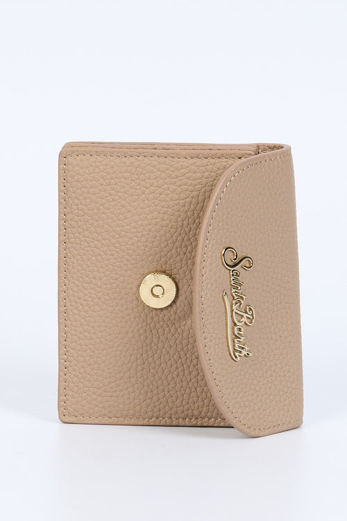 Mc2 saint barth Portacarte Pelle Beige Donna-2