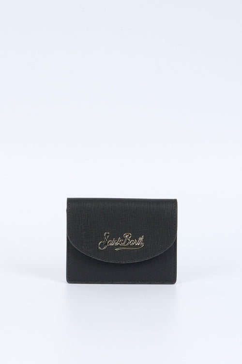 Mc2 saint barth Portacarte Pelle Nero Donna