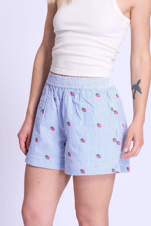 Mc2 saint barth Shorts Fragole Bianco/azzurro Donna