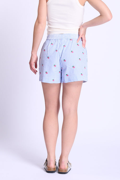Mc2 saint barth Shorts Fragole Bianco/azzurro Donna-2