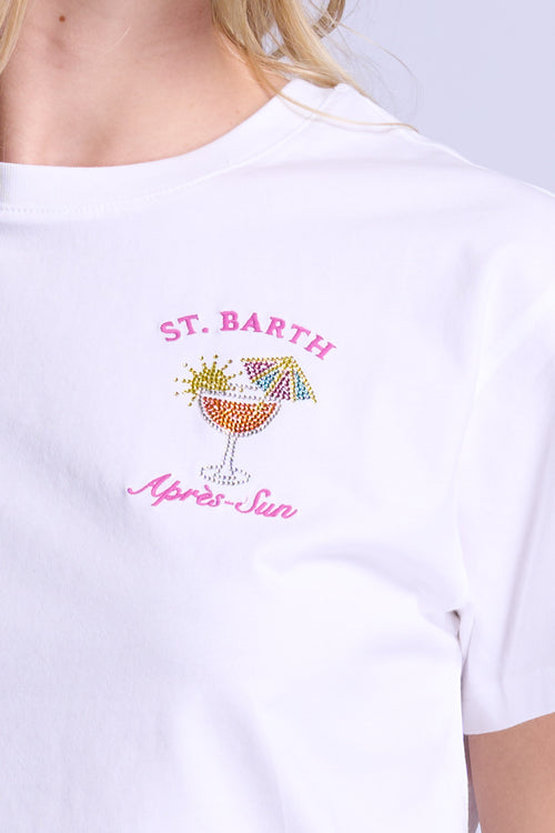 Mc2 saint barth T-shirt Apres Sun Bianco Donna