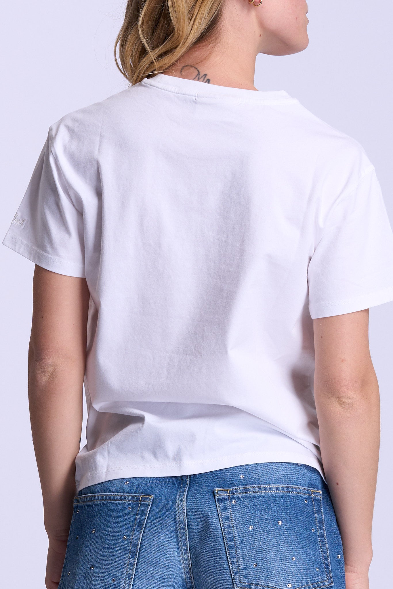 Mc2 saint barth T-shirt Apres Sun Bianco Donna-5