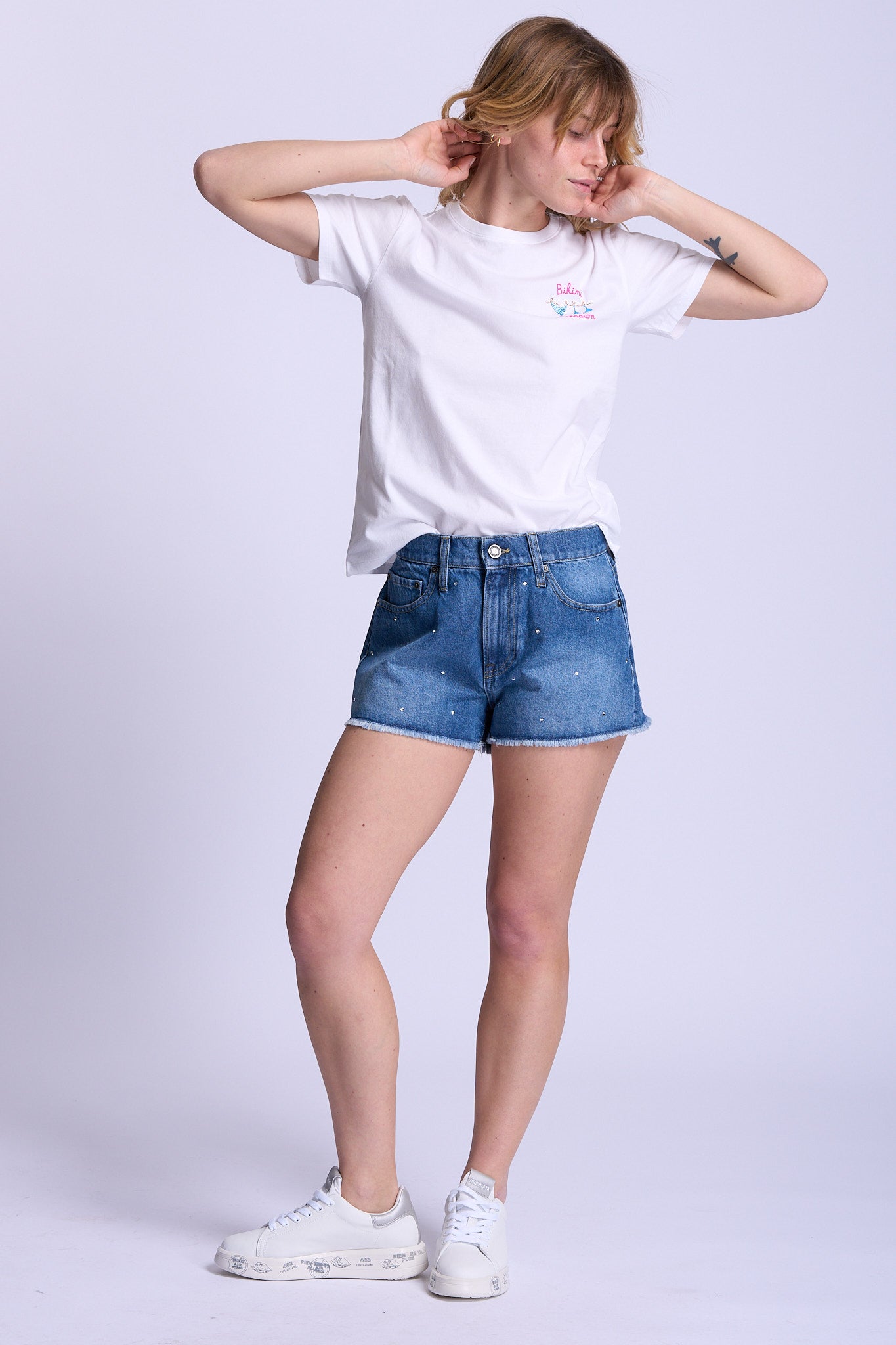 Mc2 saint barth T-shirt Bikini Obsession Bianco Donna-3