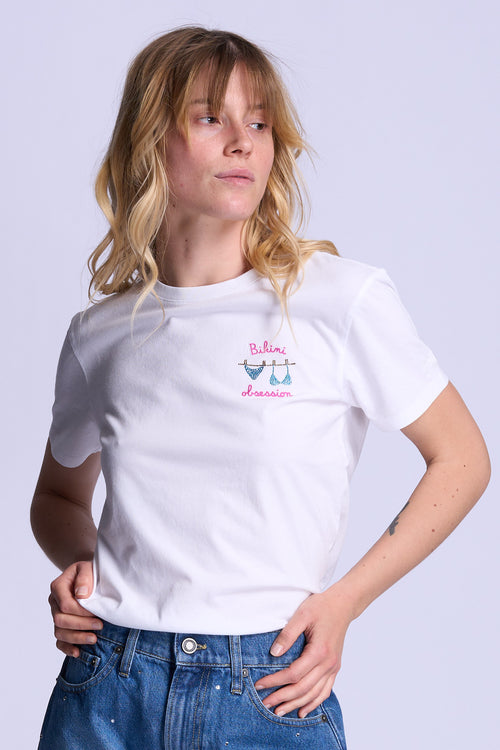 Mc2 saint barth T-shirt Bikini Obsession Bianco Donna-2