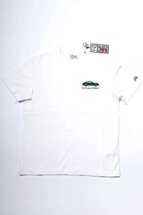 Mc2 saint barth T-shirt Carriera Car Bianco Uomo-2