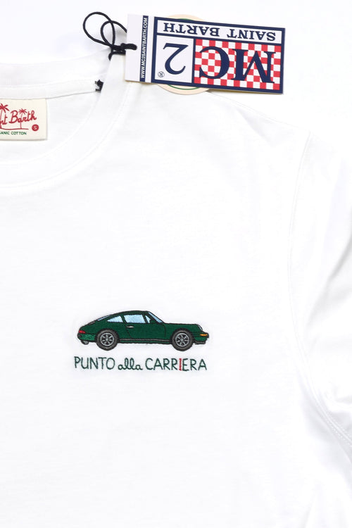 Mc2 saint barth T-shirt Carriera Car Bianco Uomo