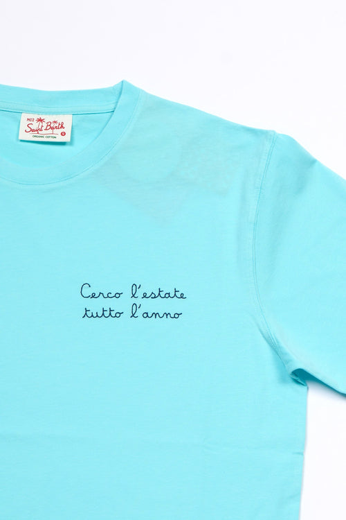 Mc2 saint barth T-shirt Cerco Estate Azzurro Uomo