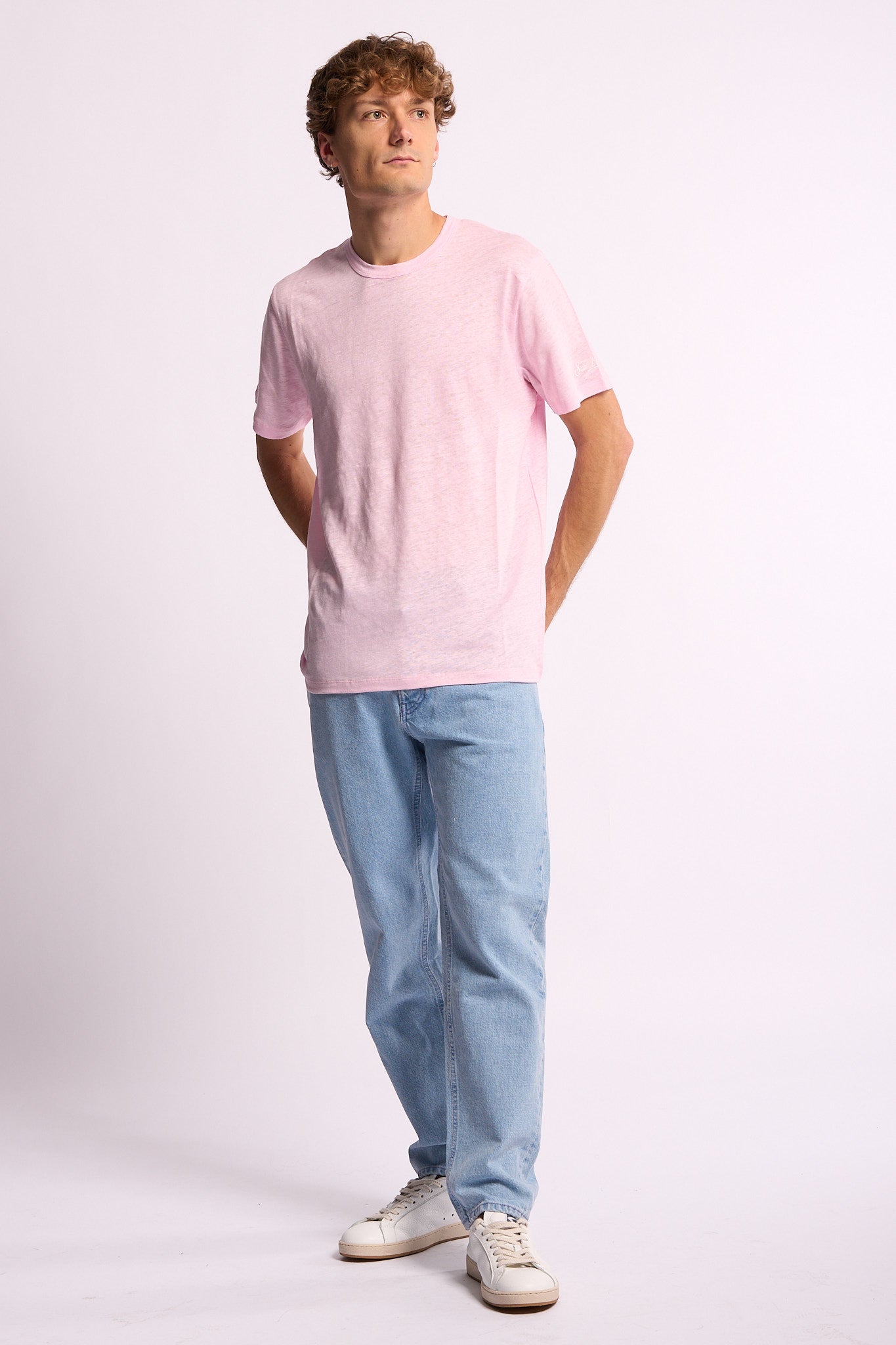 Mc2 saint barth T-shirt Ecstasea Lino Rosa Uomo-5
