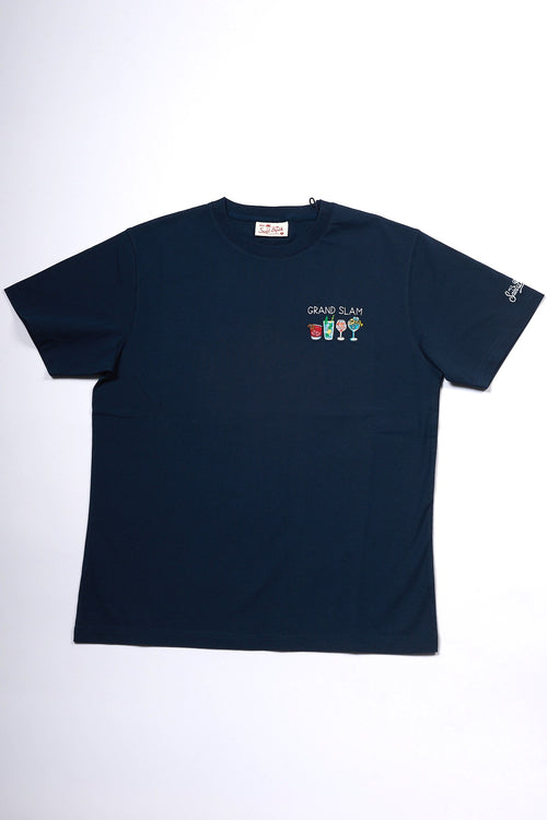 Mc2 saint barth T-shirt Grand Slam Blu Uomo-2