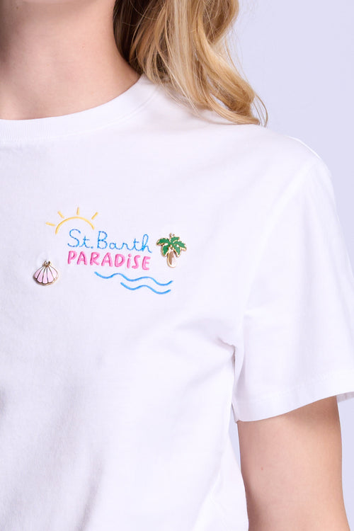 Mc2 saint barth T-shirt Paradise Bianco Donna