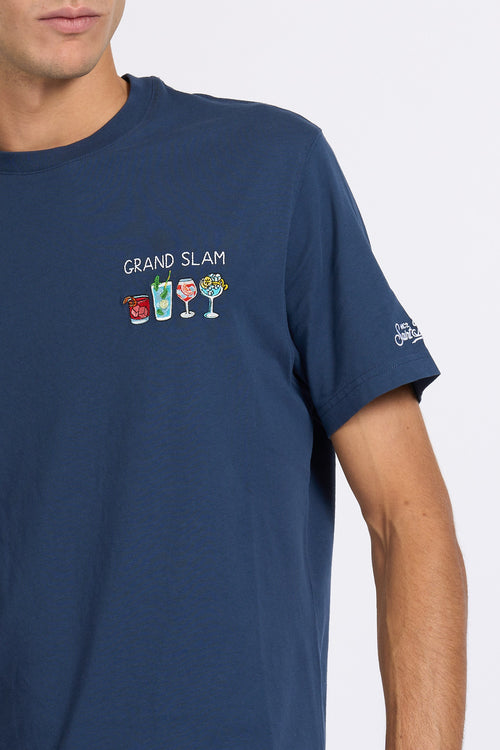 Mc2 saint barth T Shirt Grande Slam Blu Uomo-2