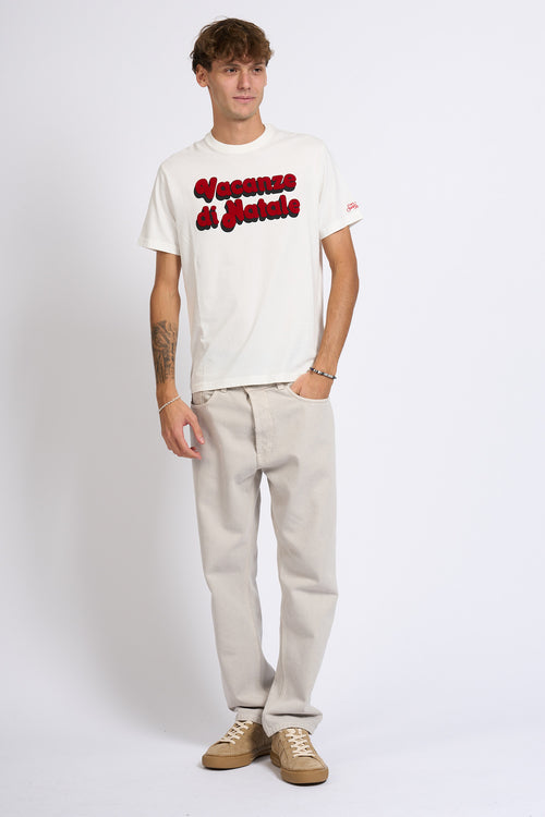 Mc2 saint barth T Shirt Vacanze Natale Bianco Uomo-2