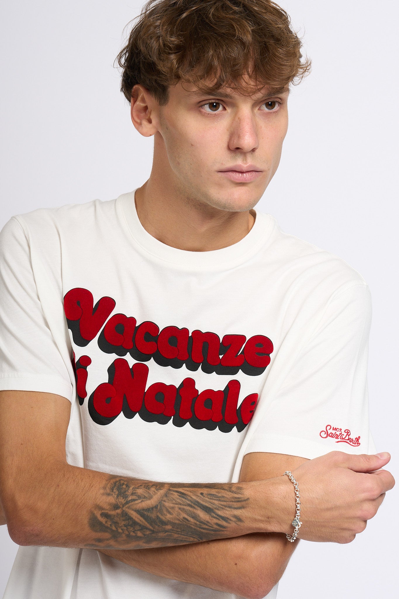 Mc2 saint barth T Shirt Vacanze Natale Bianco Uomo-6