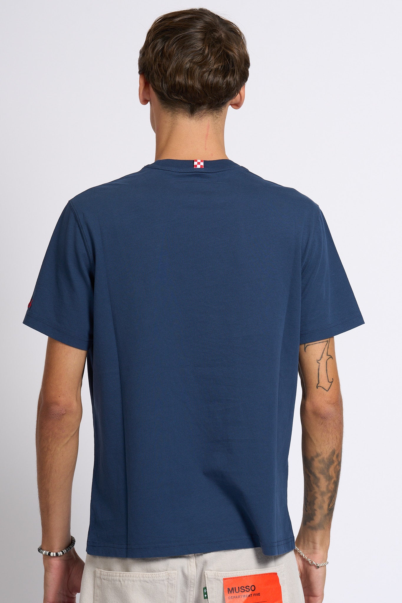 Mc2 saint barth T Shirt Vacanze Natale Blu Uomo-4