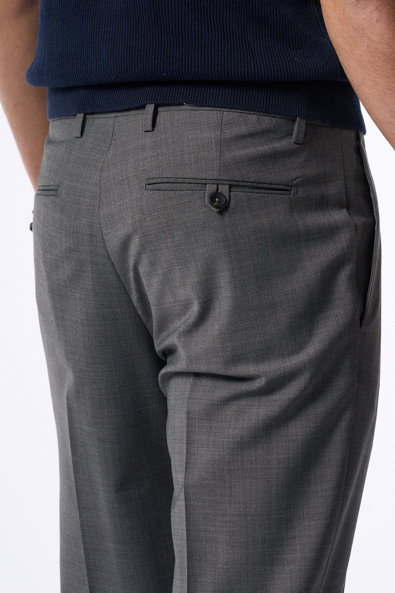 Michael Coal Pantalone Frederick Lana Grigio Scuro Uomo-5