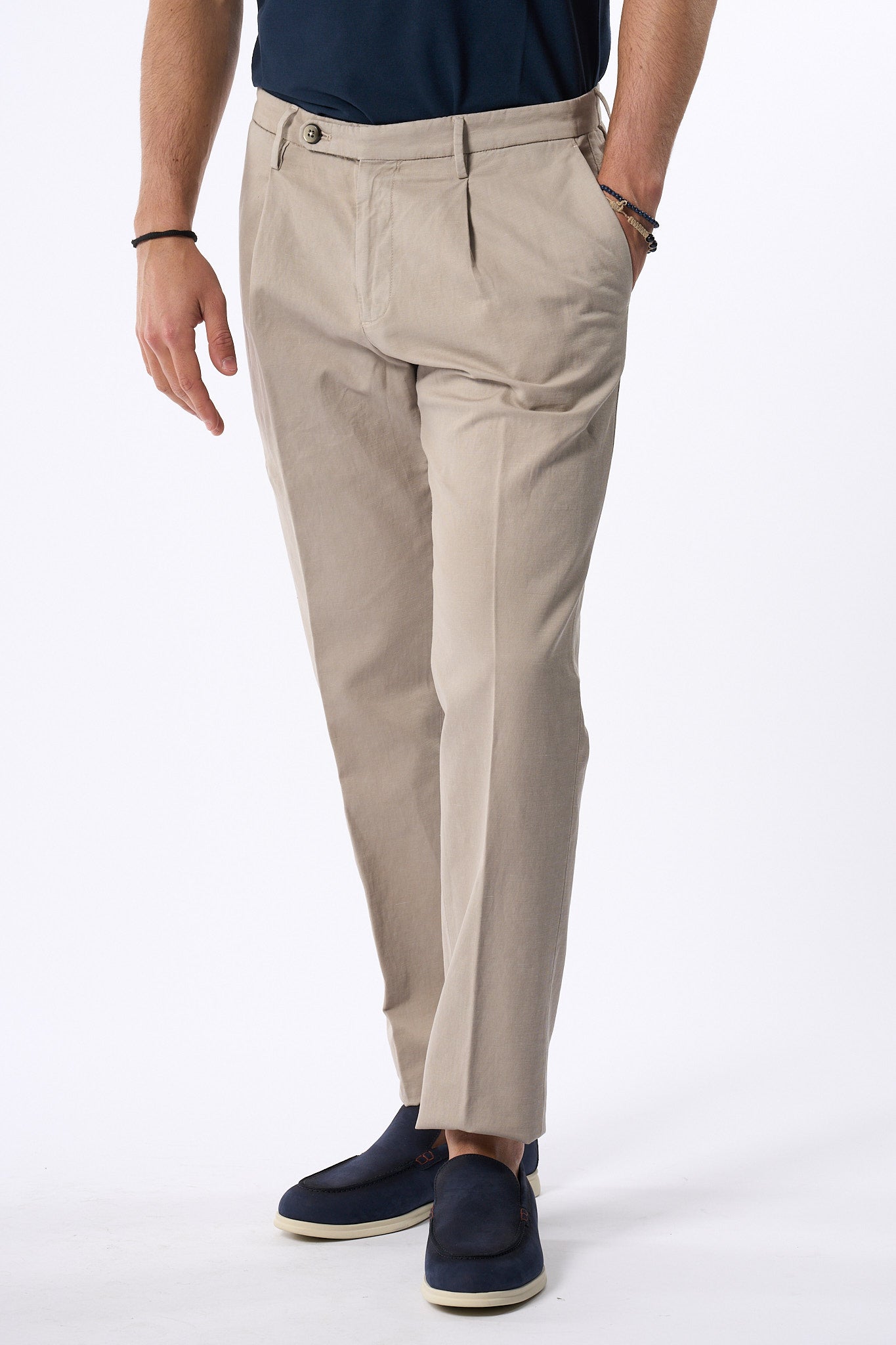 Michael Coal Pantalone Frederick Lino Sabbia Uomo-5