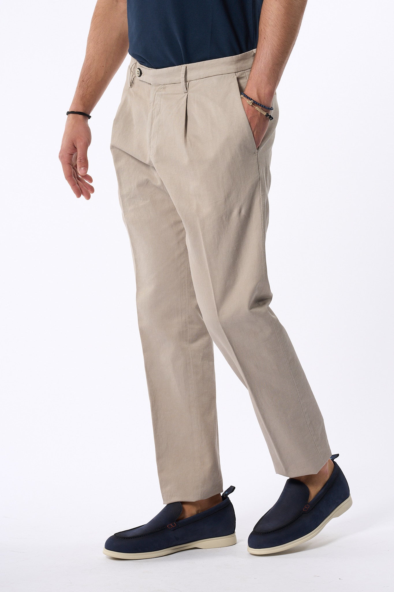 Michael Coal Pantalone Frederick Lino Sabbia Uomo-1
