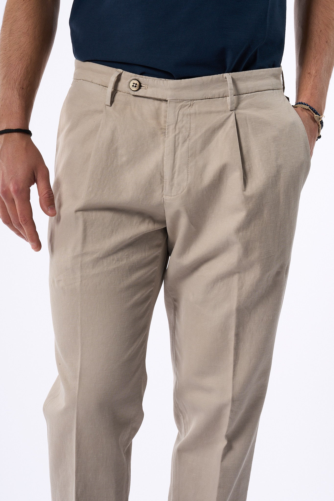 Michael Coal Pantalone Frederick Lino Sabbia Uomo-7