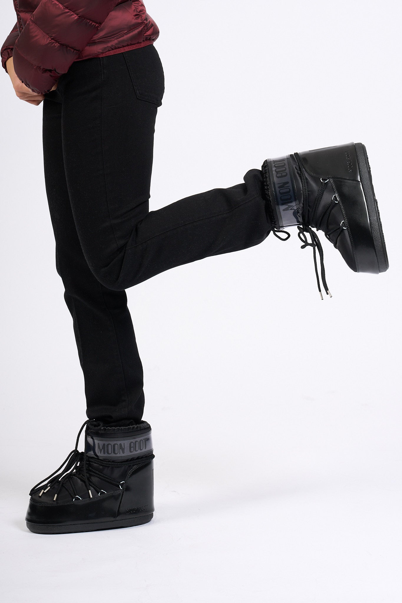 Moon boot Doposci Icon Basso Glance Nero Donna-4