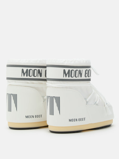 Moon boot Doposci Icon Basso Nylon Bianco Donna-2