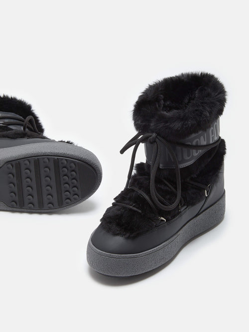 Moon boot Stivale Ltrack Faux Fur Nero Donna-2