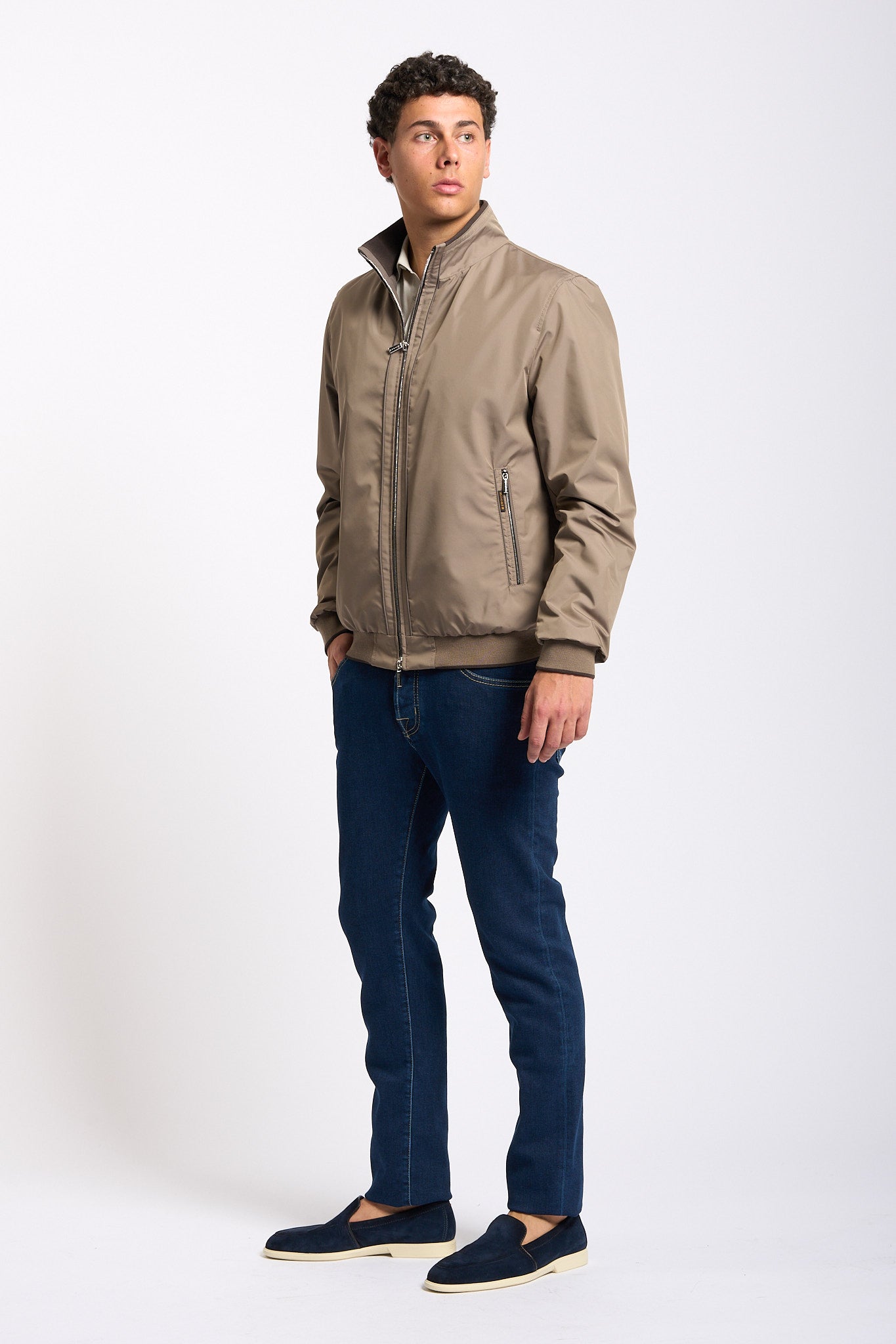 Moorer Bomber Manetti Visone Uomo-2