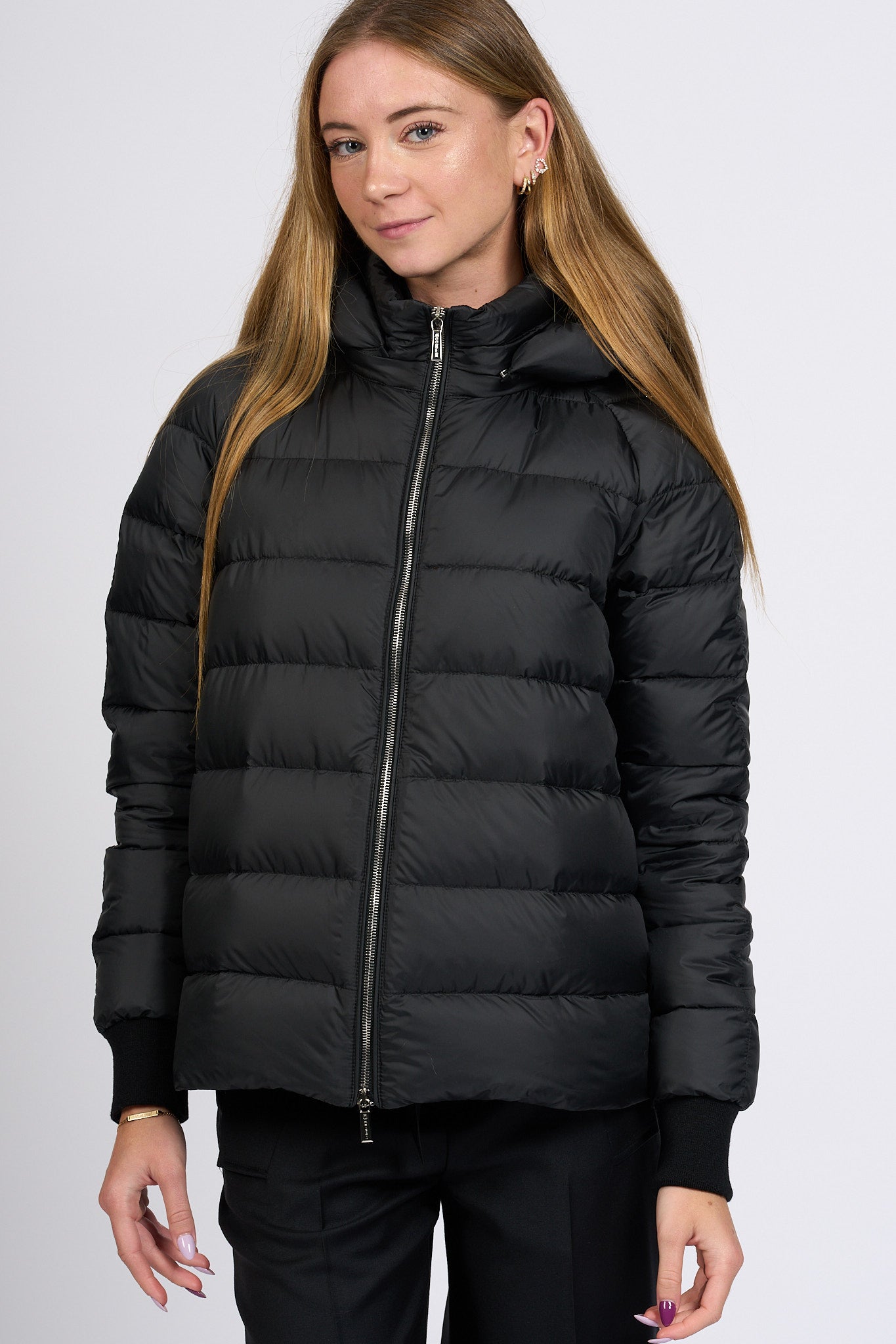 Moorer Cappa Antracite Donna-9