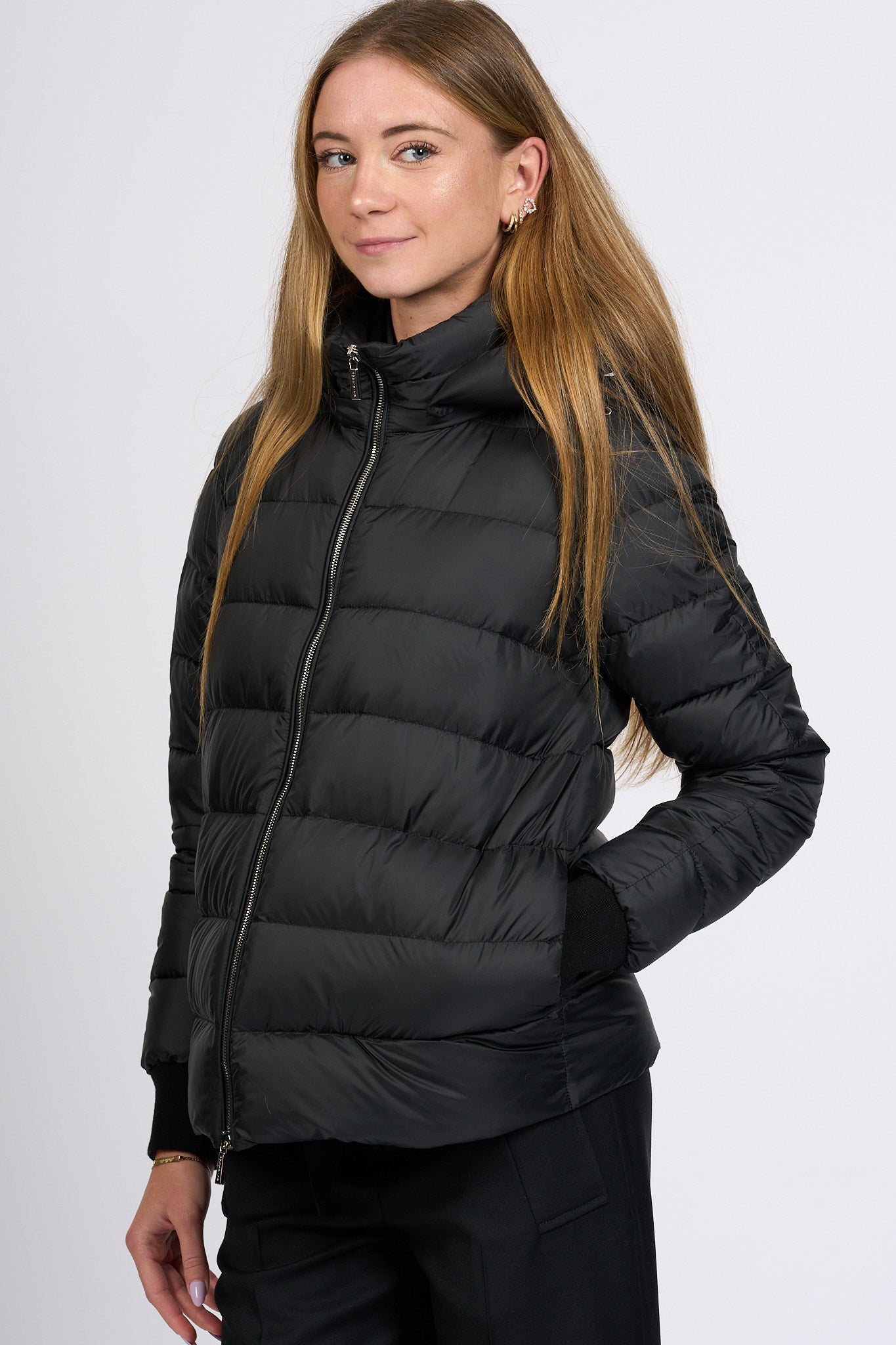 Moorer Cappa Antracite Donna-10