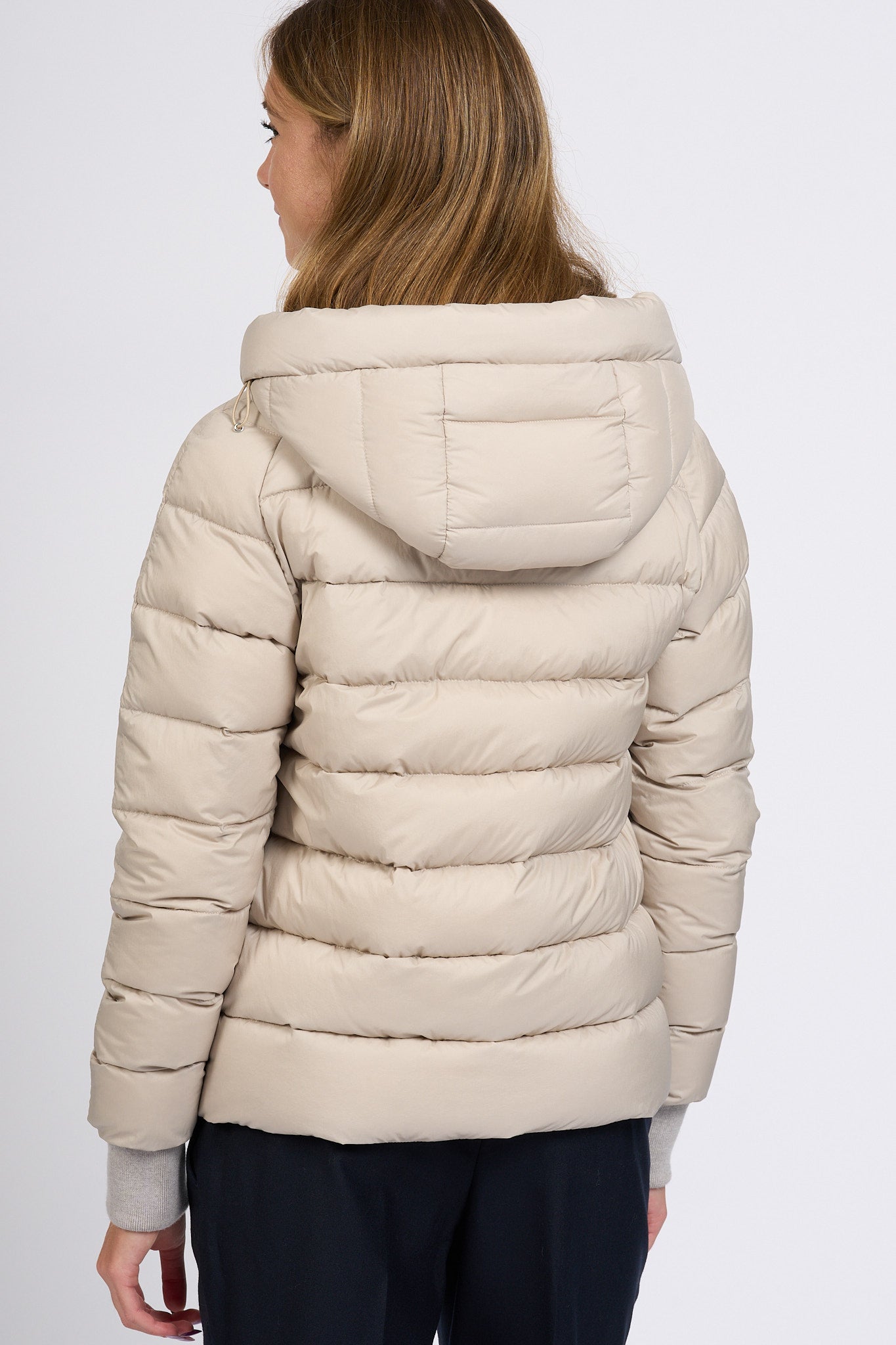 Moorer Cappotto Con Piumino Sabbia Donna-7
