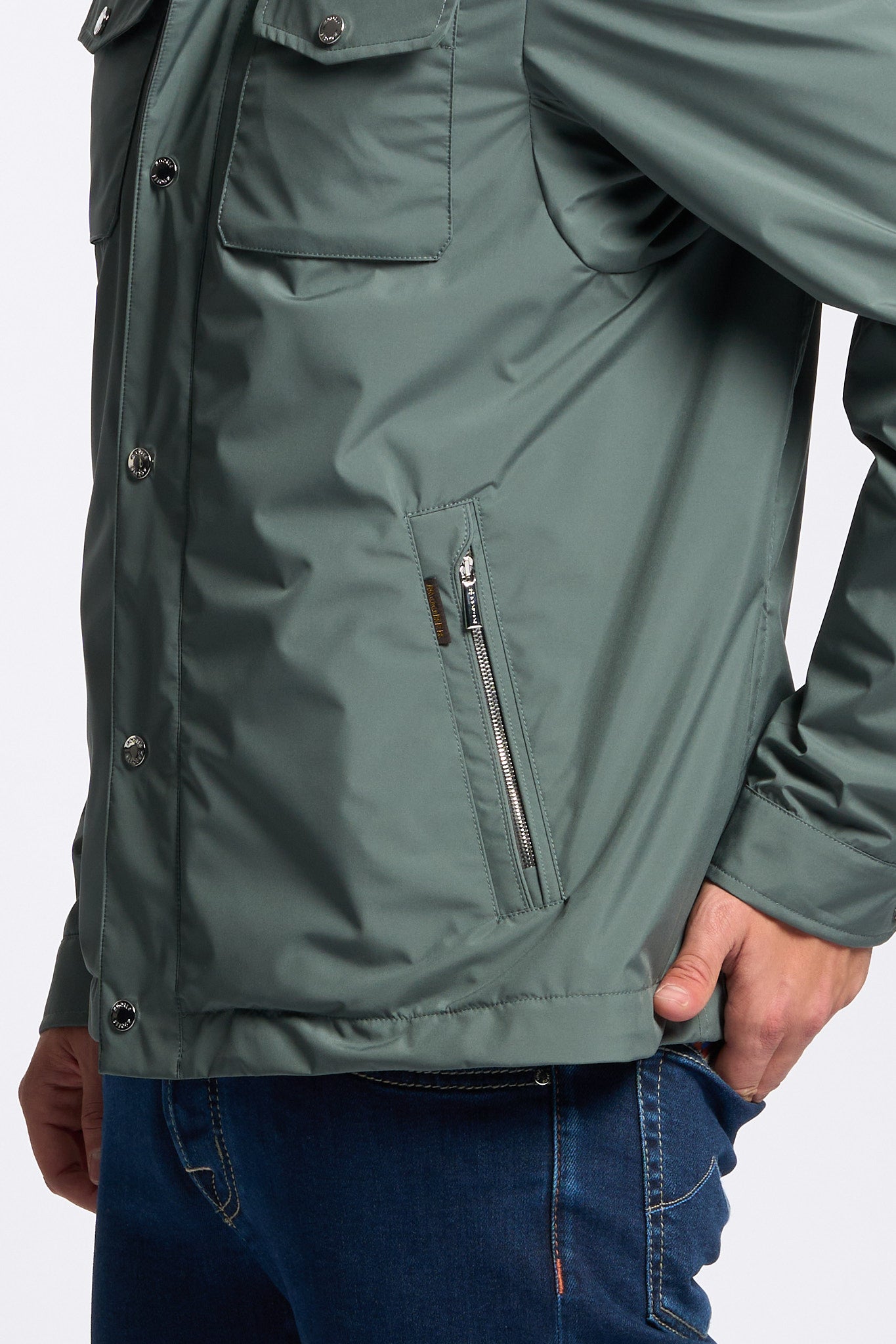 Moorer Giacca Camicia Fenzi Ginepro Uomo-6