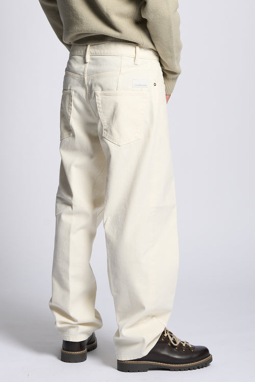 Nine in the morning Pantalone ALBERT Loose Ecru Uomo