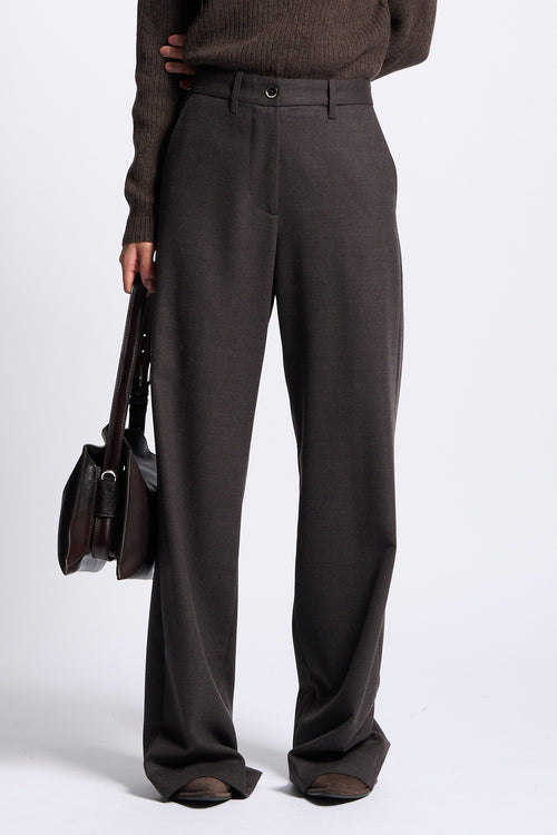 Nine in the morning Pantalone FIAMMA Boy donna marrone