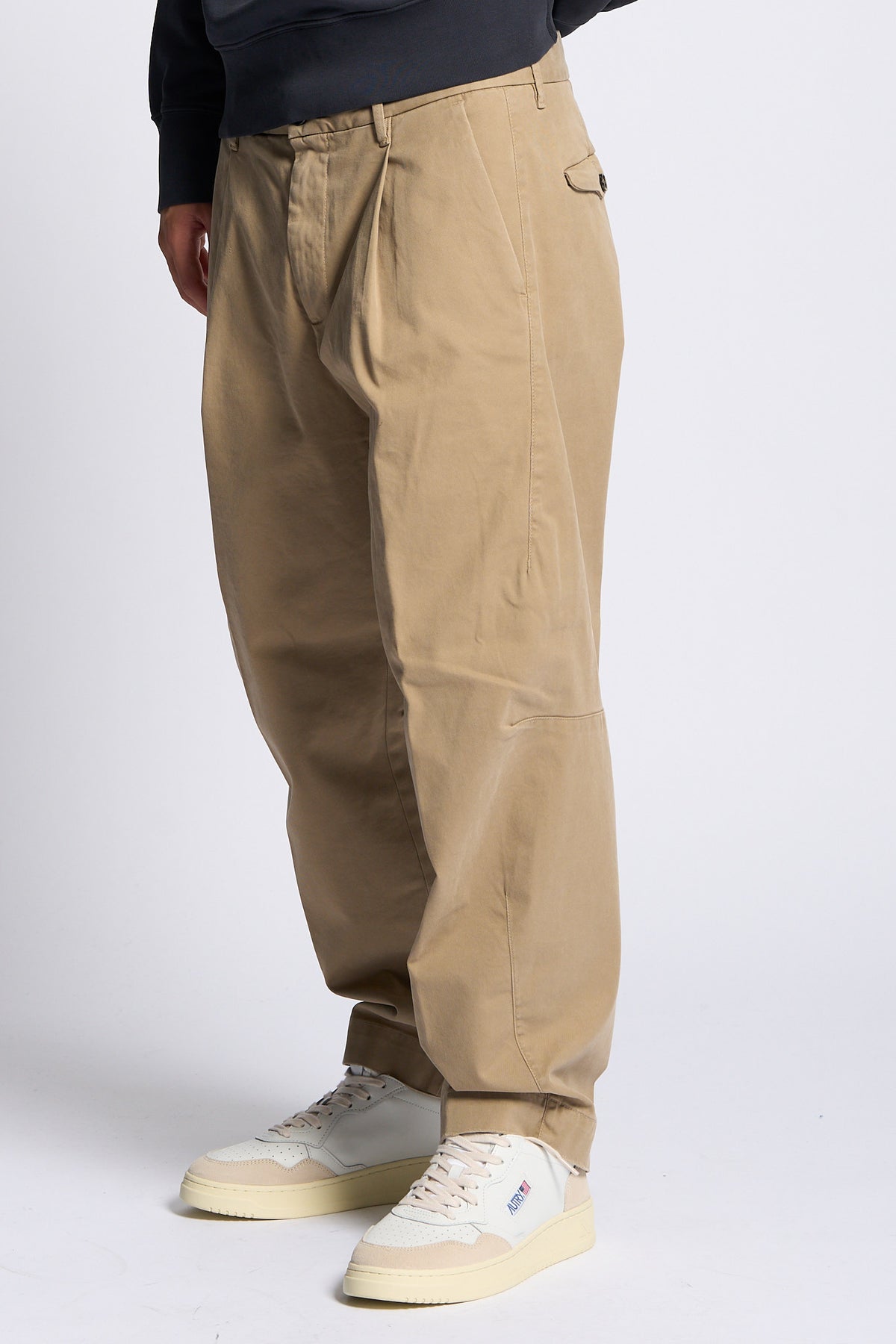 Nine in the morning Pantalone GIULIO Carrot Beige Uomo-4